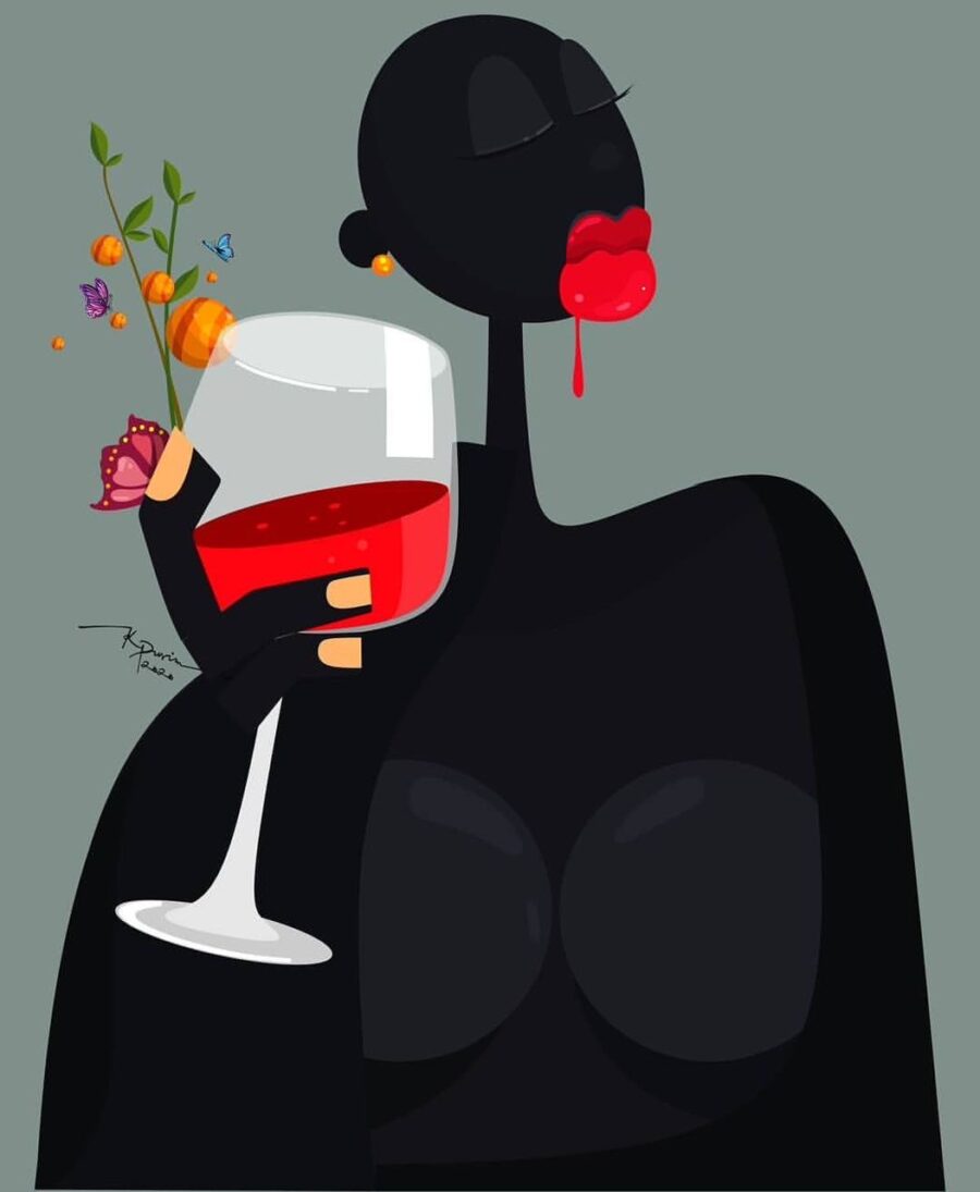 Crimson Pour - Image 1